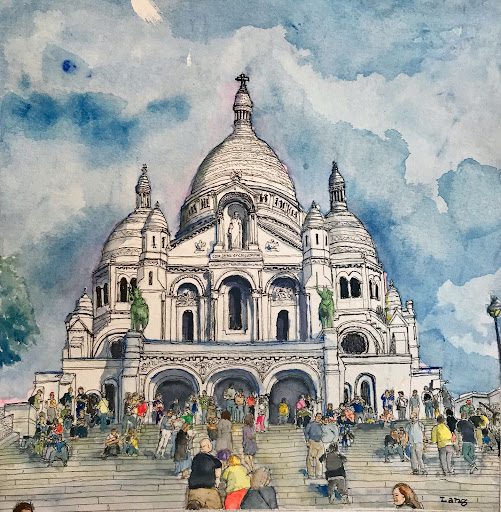 The Basilica of Sacre Coeur, Paris